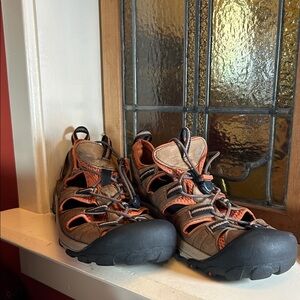 Keen Men's Athletic Shoes - Orange and Black